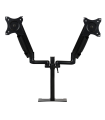Brazo articulado soporte doble monitor ajustable 27 pulgadas vesa 75 x 75 - 100 x 100