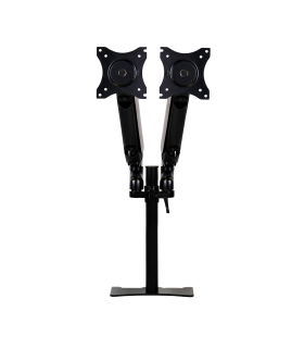 Brazo articulado soporte doble monitor ajustable 27 pulgadas vesa 75 x 75 - 100 x 100