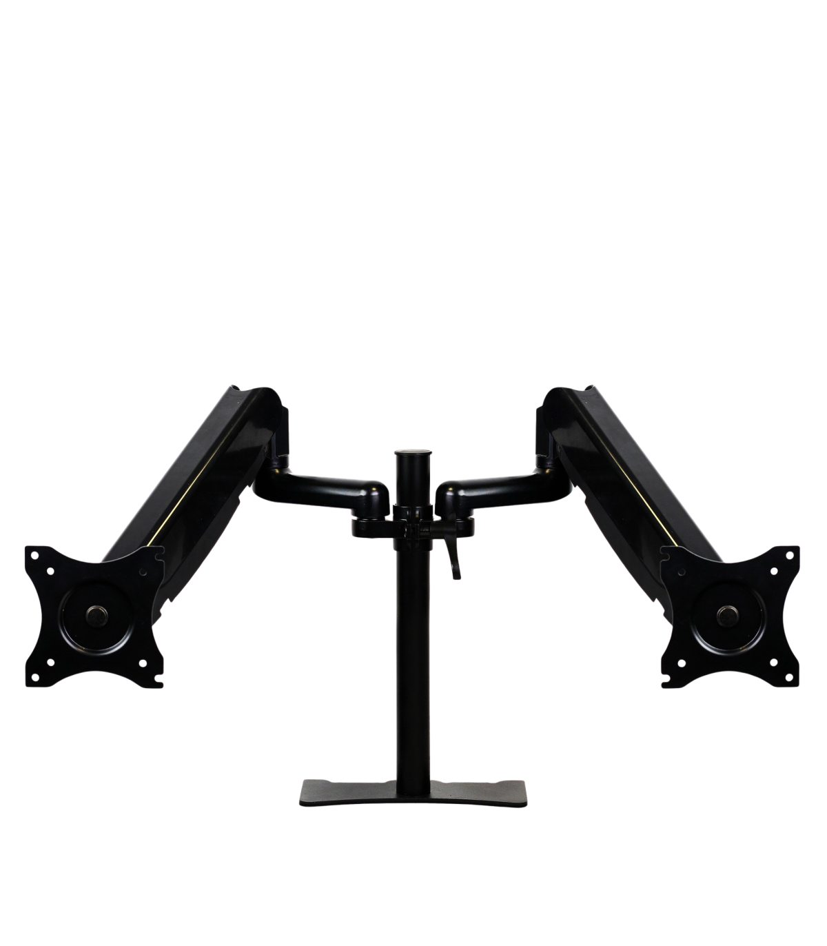 Brazo articulado soporte doble monitor ajustable 27 pulgadas vesa 75 x 75 - 100 x 100