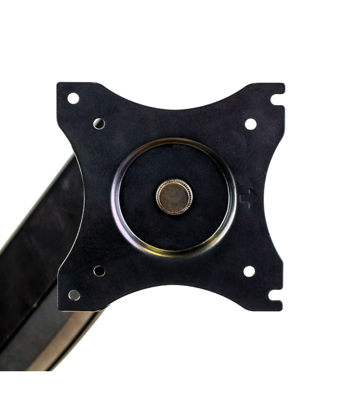 Brazo articulado soporte doble monitor ajustable 27 pulgadas vesa 75 x 75 - 100 x 100