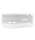 Phoenix k201 teclado ergonómico inalámbrico 2.4ghz blanco