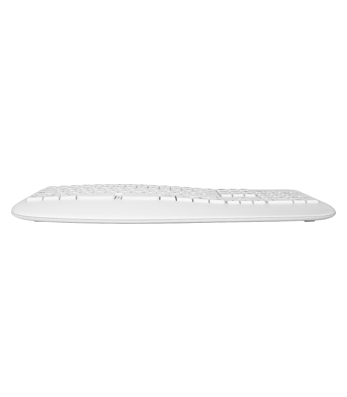 Phoenix k201 teclado ergonómico inalámbrico 2.4ghz blanco