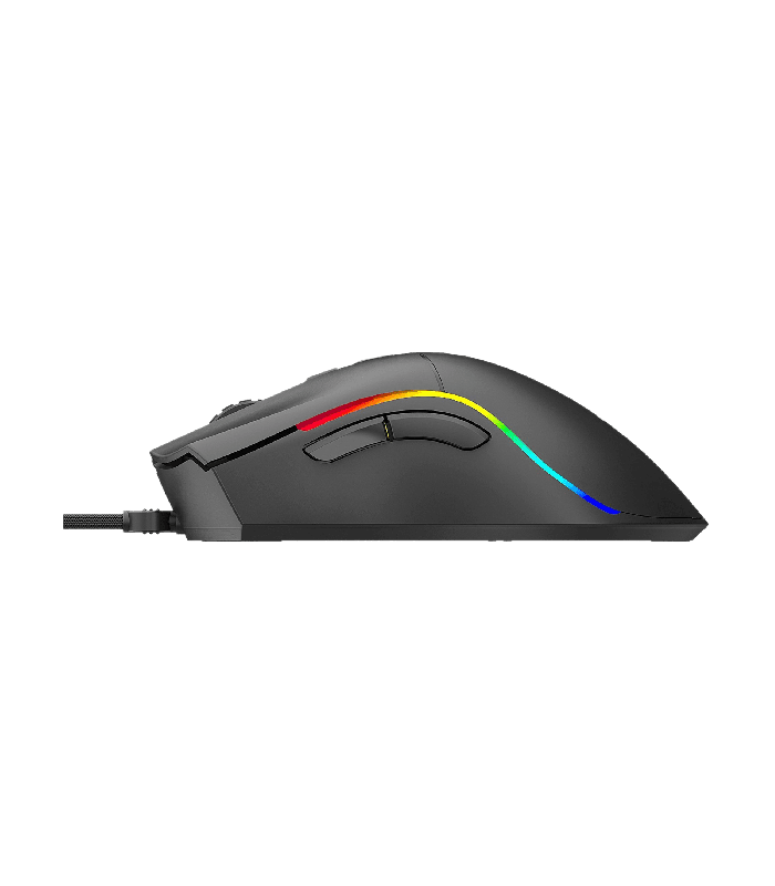 Ratón gaming phoenix void 12000 dpi de alto rendimiento negro rgb usb