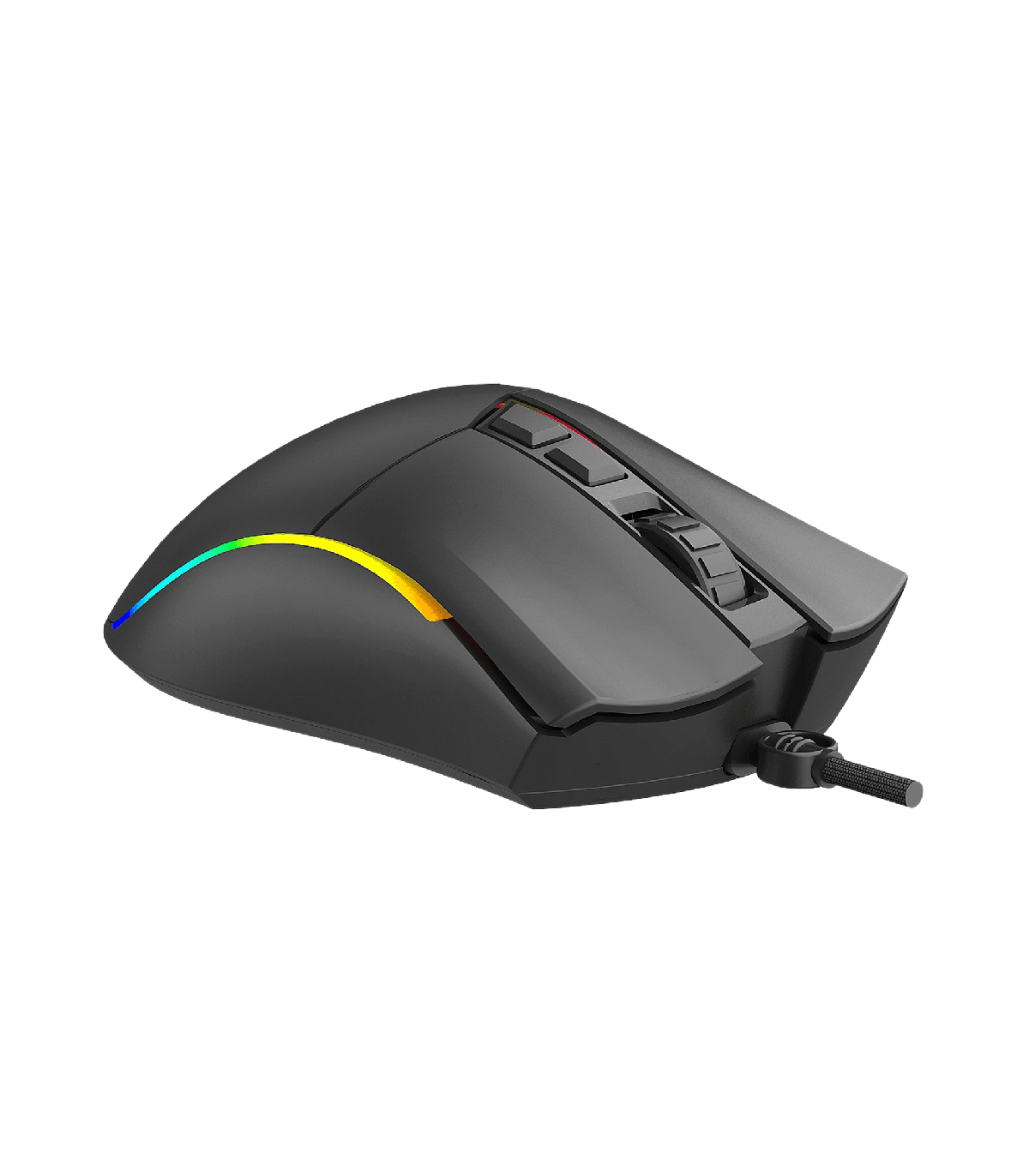 Ratón gaming phoenix void 12000 dpi de alto rendimiento negro rgb usb