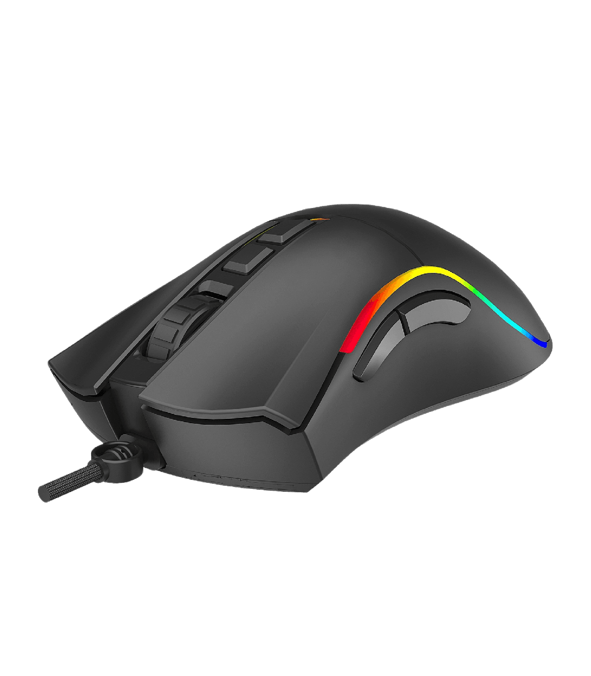 Ratón gaming phoenix void 12000 dpi de alto rendimiento negro rgb usb