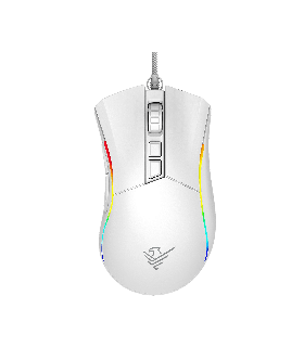 Ratón phoenix gaming void 12000 dpi de alto rendimiento blanco rgb usb configurable