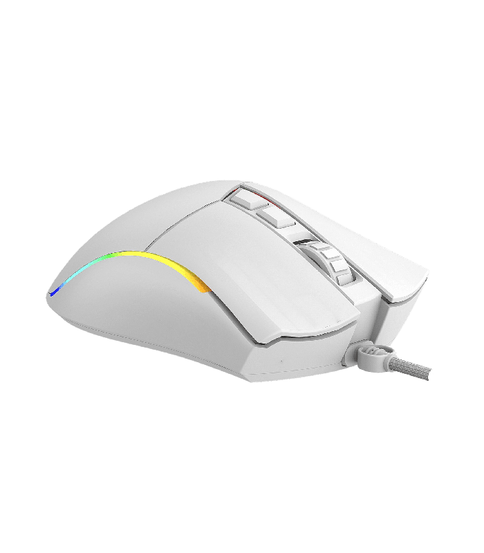 Ratón phoenix gaming void 12000 dpi de alto rendimiento blanco rgb usb configurable