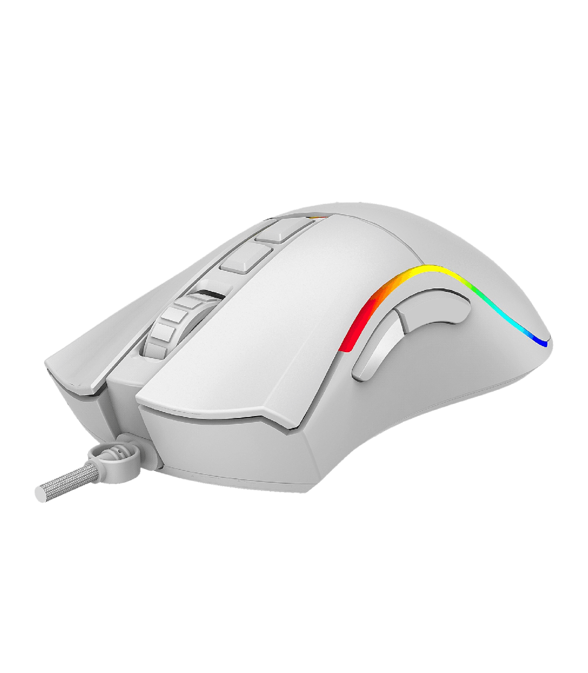 Ratón phoenix gaming void 12000 dpi de alto rendimiento blanco rgb usb configurable