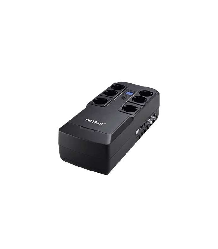 Sai ups phasak 800va interact kyptos ph 9478 s 3xschuko 3xsurge protect rj45 usb