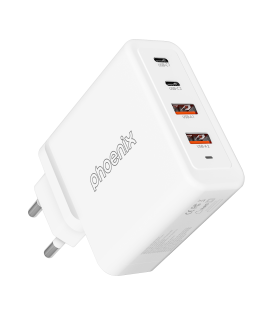 Cargador tipo c 100w gan phoenix universal para portatil tablet o smartphone carga rapida