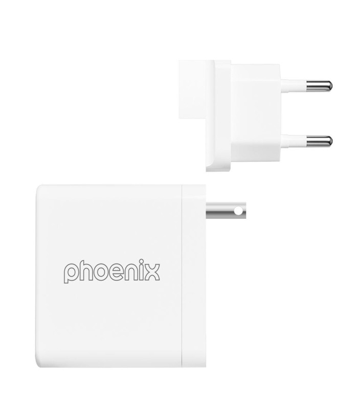 Cargador tipo c 100w gan phoenix universal para portatil tablet o smartphone carga rapida