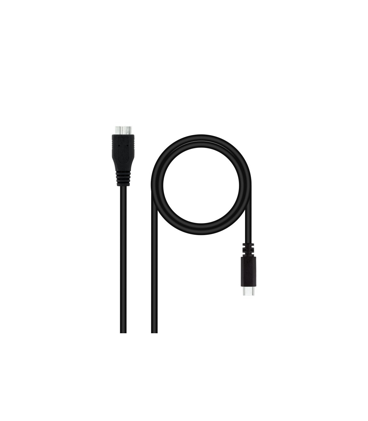 Nanocable Cable USB 3.0, USB-C/M-Micro B/M 1 m