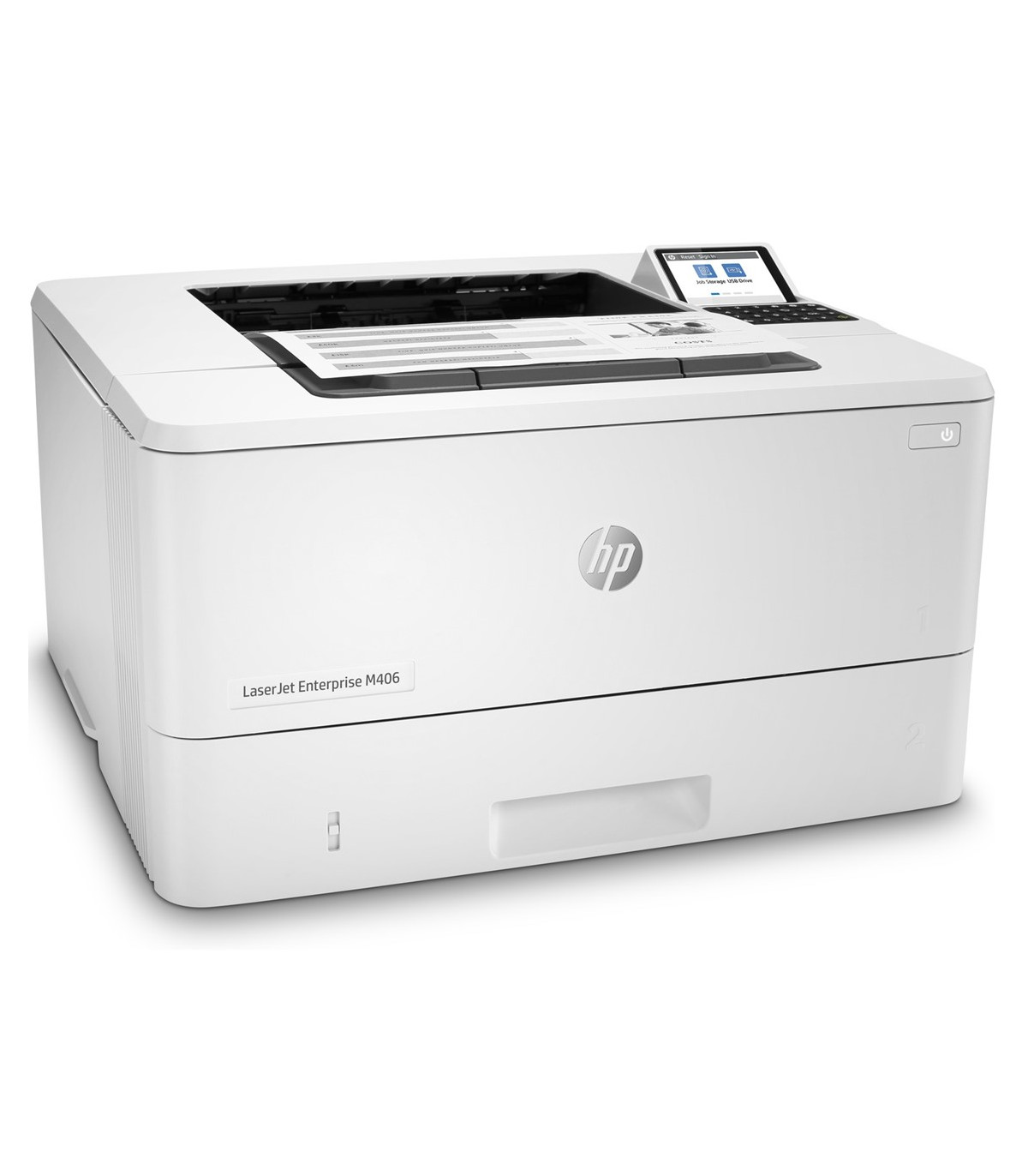 Impresora hp laser monocromo laserjet enterprise m406dn a4 -  38ppm -  usb -  red -  duplex impresion
