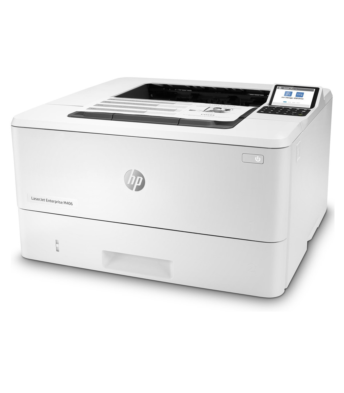 Impresora hp laser monocromo laserjet enterprise m406dn a4 -  38ppm -  usb -  red -  duplex impresion