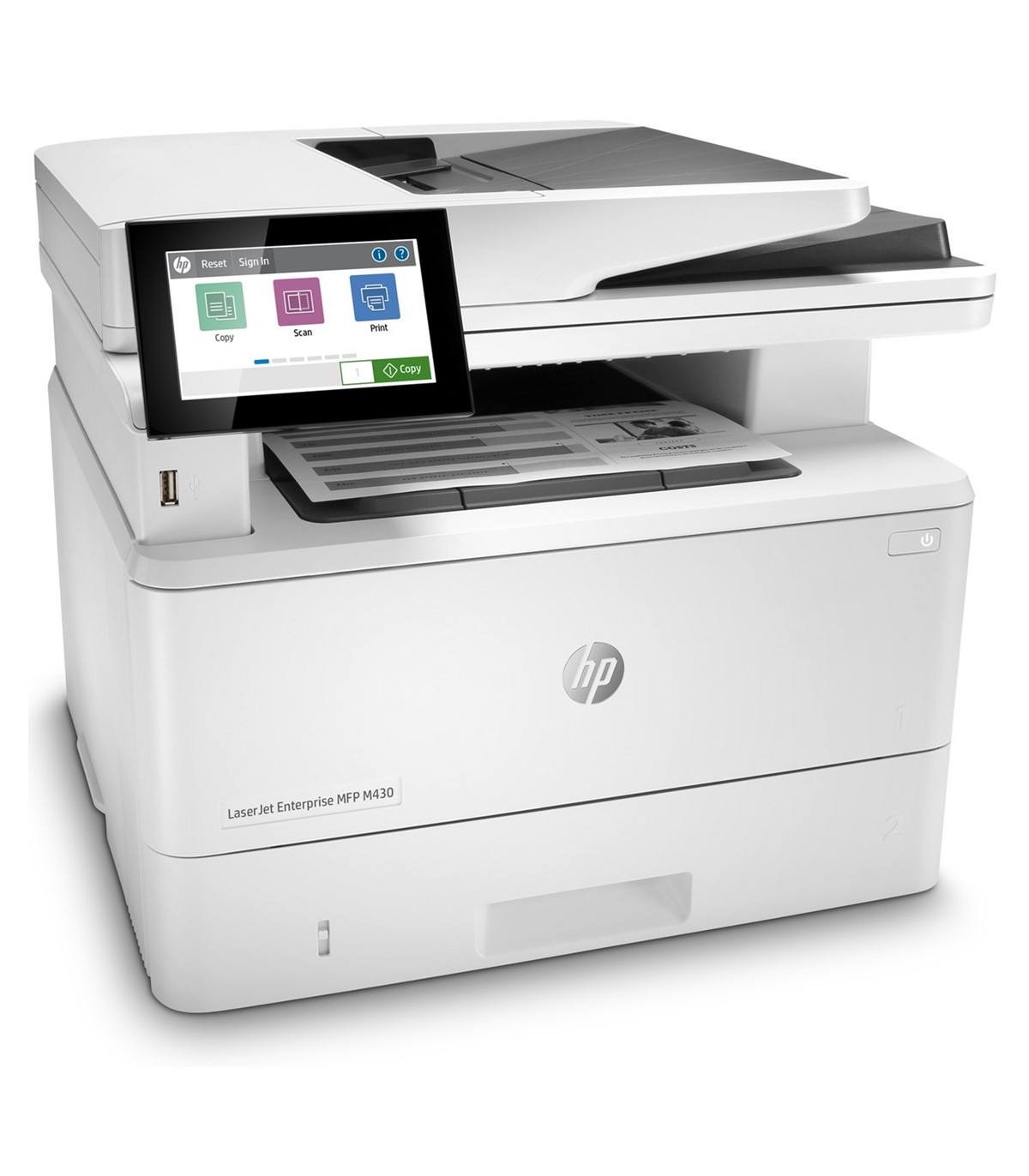 Multifuncion laser hp enterprise m430f monocromo fax -  a4 -  red -  duplex