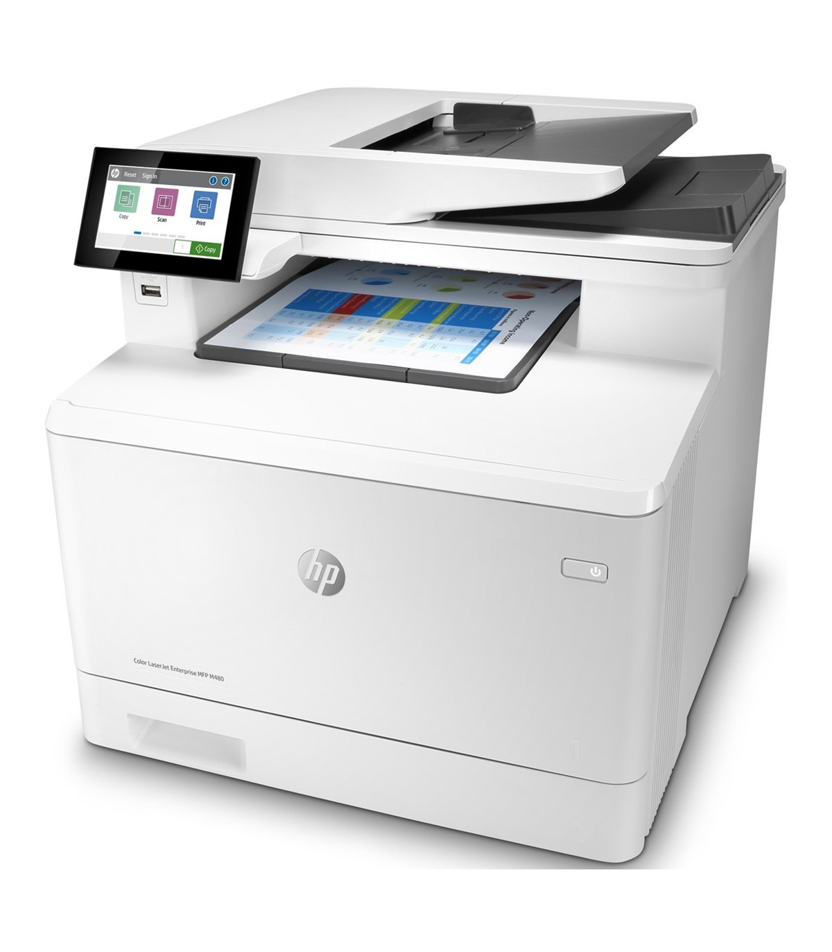 Multifuncion hp laser enterprise m480f color fax