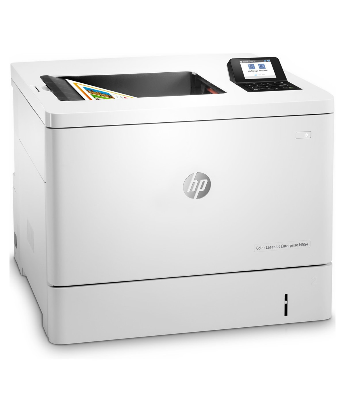 Impresora hp laser color laserjet enterprise m554dn a4 -  35ppm -  1gb -  usb -  red -  duplex impresion