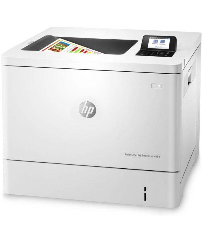 Impresora hp laser color laserjet enterprise m554dn a4 -  35ppm -  1gb -  usb -  red -  duplex impresion