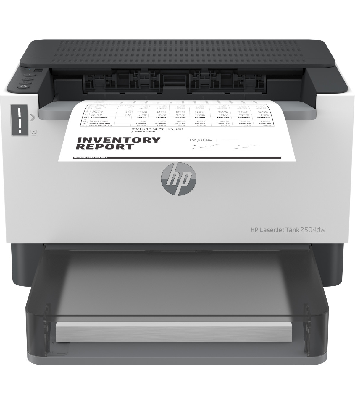Impresora hp laser monocromo laserjet tank 2504dw a4 -  23ppm -  red -  wifi -  duplex