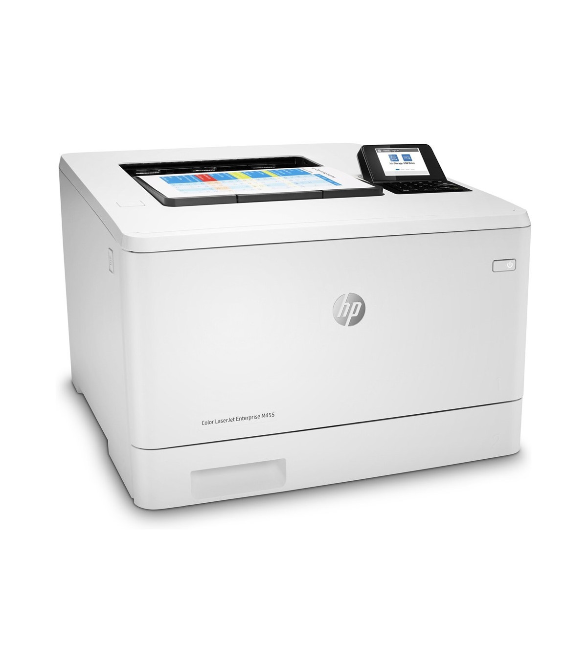 Impresora hp laser color laserjet enterprise m455dn a4 -  27ppm -  1.25gb -  usb -  red -  wifi -  duplex
