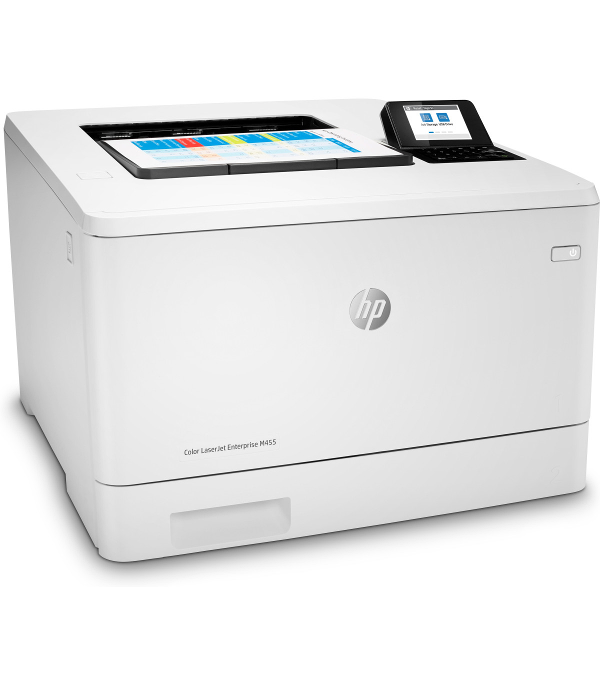 Impresora hp laser color laserjet enterprise m455dn a4 -  27ppm -  1.25gb -  usb -  red -  wifi -  duplex