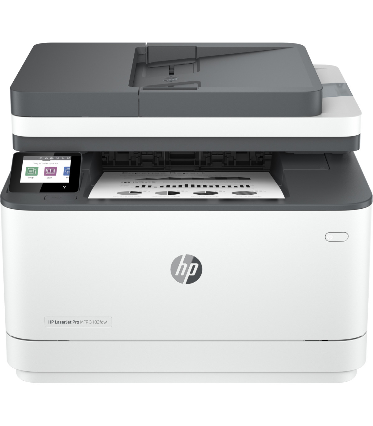 Multifuncion laser hp pro 3102fdw monocromo fax a4 -  33ppm -  usb -  wifi -  duplex impresion