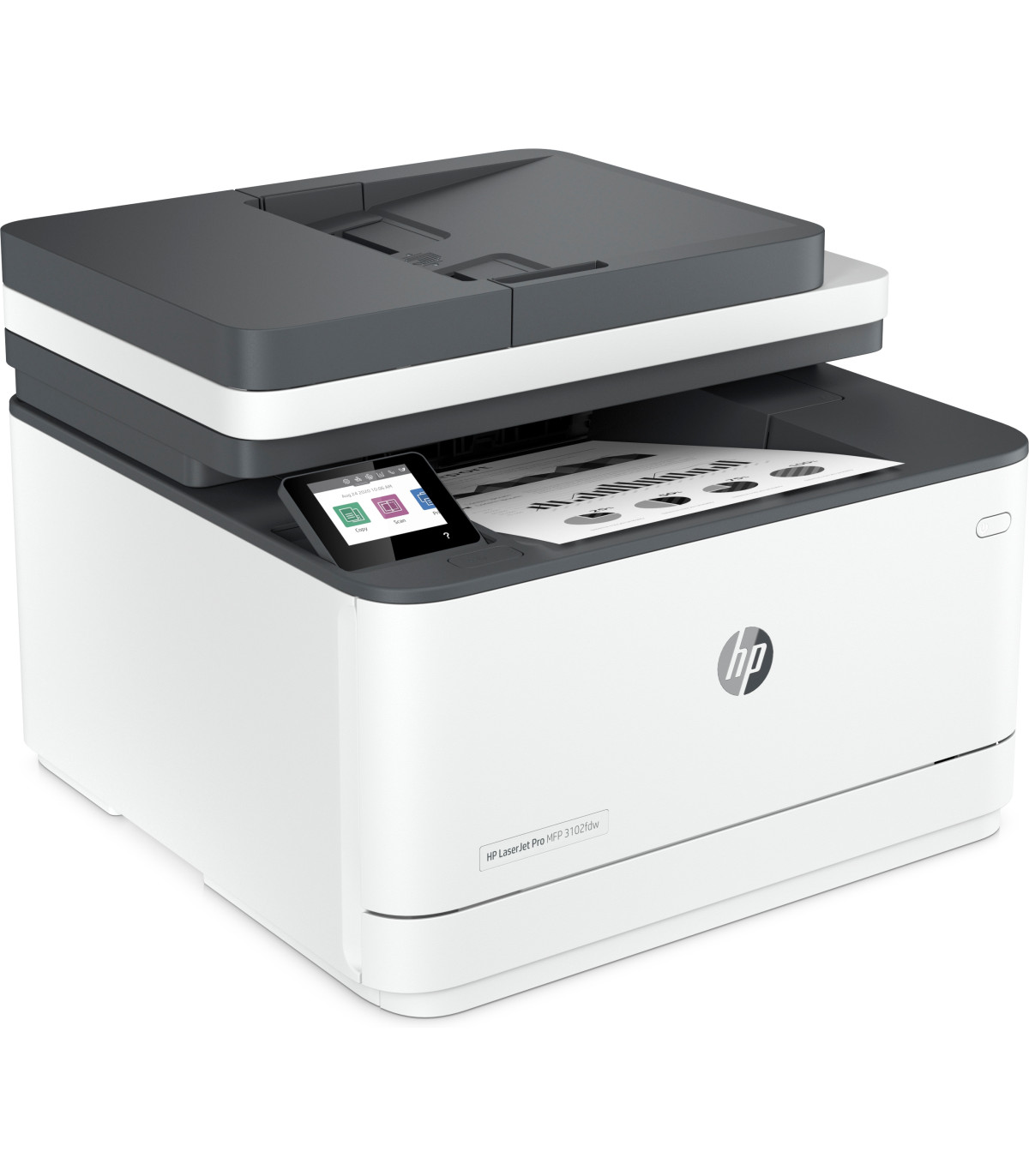 Multifuncion laser hp pro 3102fdw monocromo fax a4 -  33ppm -  usb -  wifi -  duplex impresion