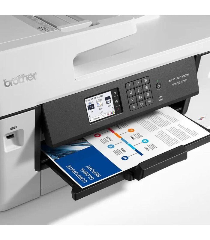 Multifuncion brother inyeccion color mfcj6540dwe fax -  a3 -  28ppm -  256mb -  usb -  red -  wifi -  wifi direct -  duplex impr