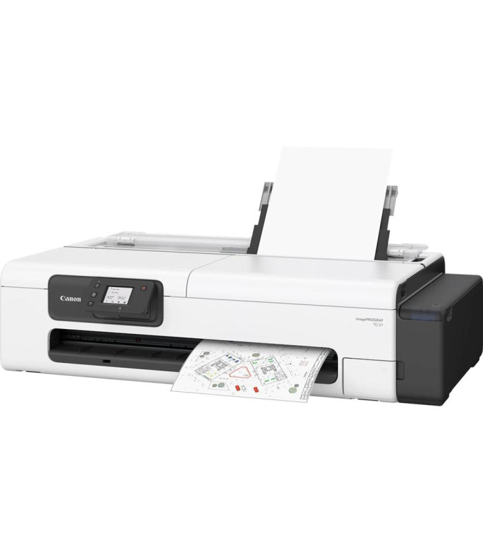 Plotter canon tc - 21 imageprograf a1 24 pulgadas -  2400ppp -  usb -  red -  wifi -  diseño cad -  tinta pigmentada 4 colores