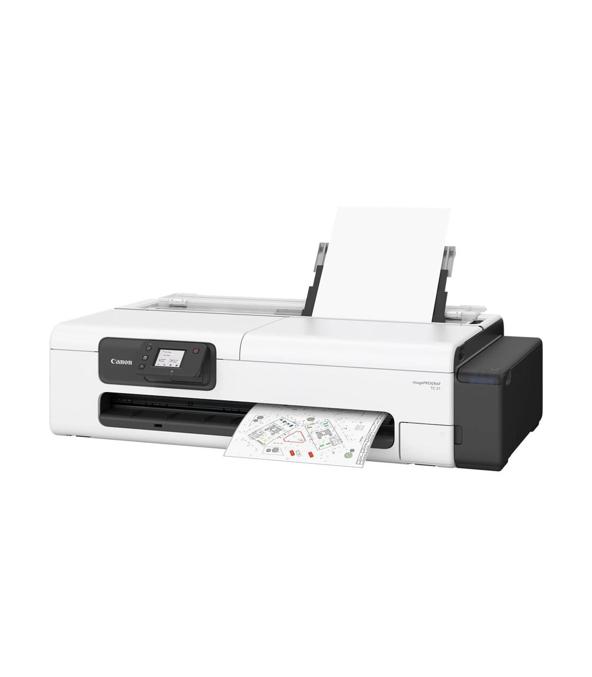 Plotter canon tc - 21 imageprograf a1 24 pulgadas -  2400ppp -  usb -  red -  wifi -  diseño cad -  tinta pigmentada 4 colores