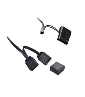 Ventilador caja phoenix led argb gaming 140mm - 1200 rpm - doble orientación