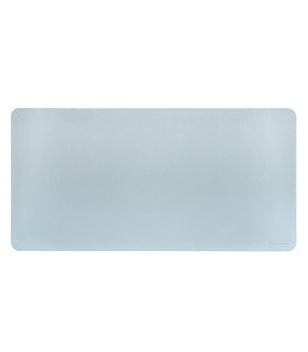 Phoenix matepad alfrombrilla escritorio ratón pu 80 x 40 cm antideslizante impermeable materíal simil cuero azul - gris
