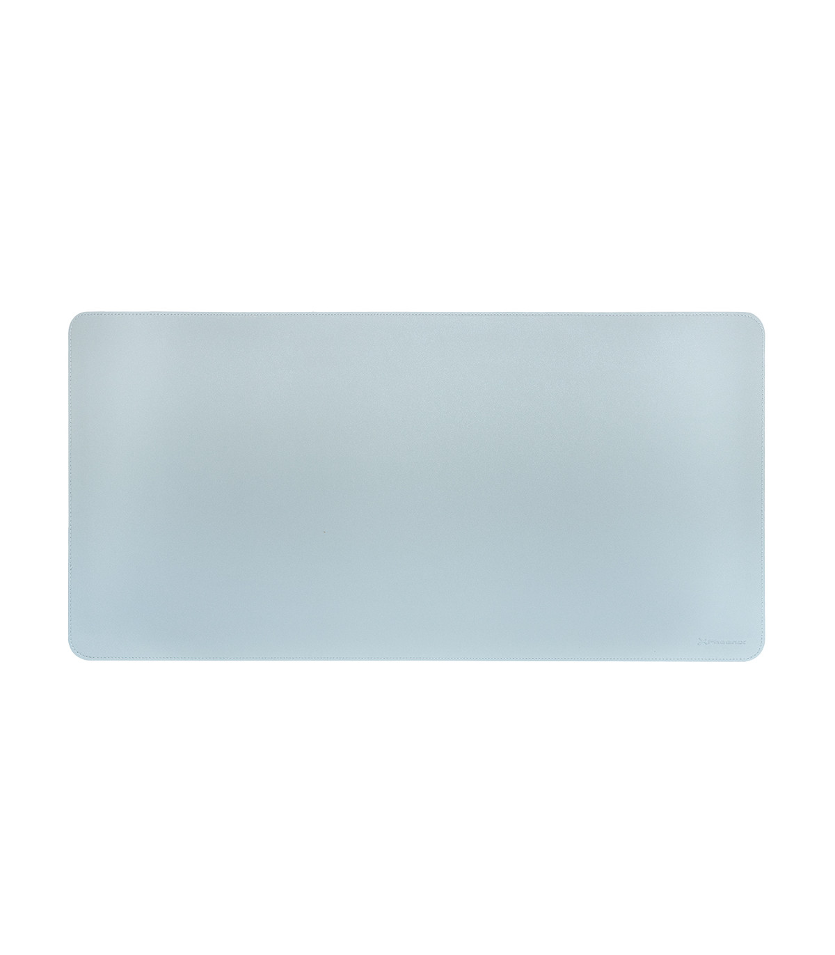Phoenix matepad alfrombrilla escritorio ratón pu 80 x 40 cm antideslizante impermeable materíal simil cuero azul - gris