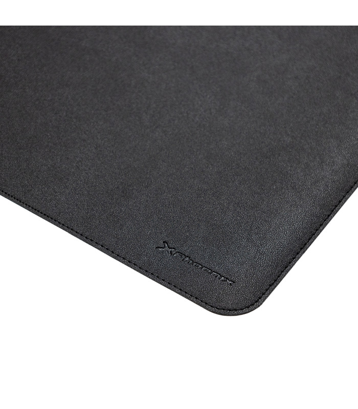 Phoenix matepad alfrombrilla ratón pu 80 x 40 cm antideslizante impermeable materíal simil cuero negra
