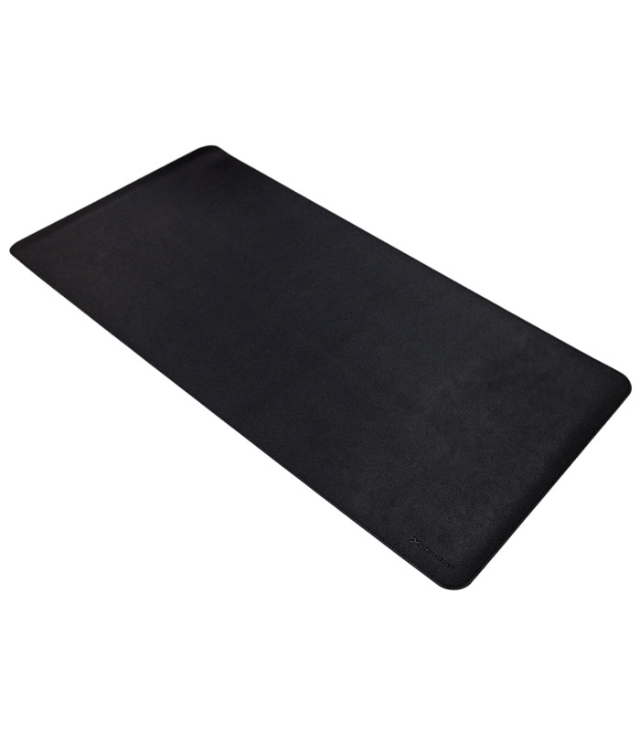 Phoenix matepad alfrombrilla ratón pu 80 x 40 cm antideslizante impermeable materíal simil cuero negra