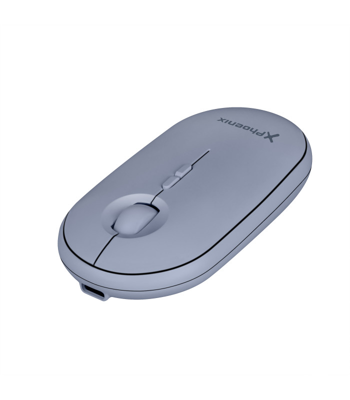 Ratón inalambrico rebble bluetooth y 2.4 ghz hasta 3 dispositivos con receptor usb clic silencioso para portátil notebook pc cho