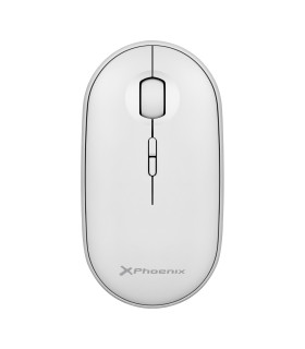 Phoenix rebble ratón inalambrico bluetooth y 2.4 ghz hasta 3 dispositivos con receptor usb clic silencioso para portátil noteboo