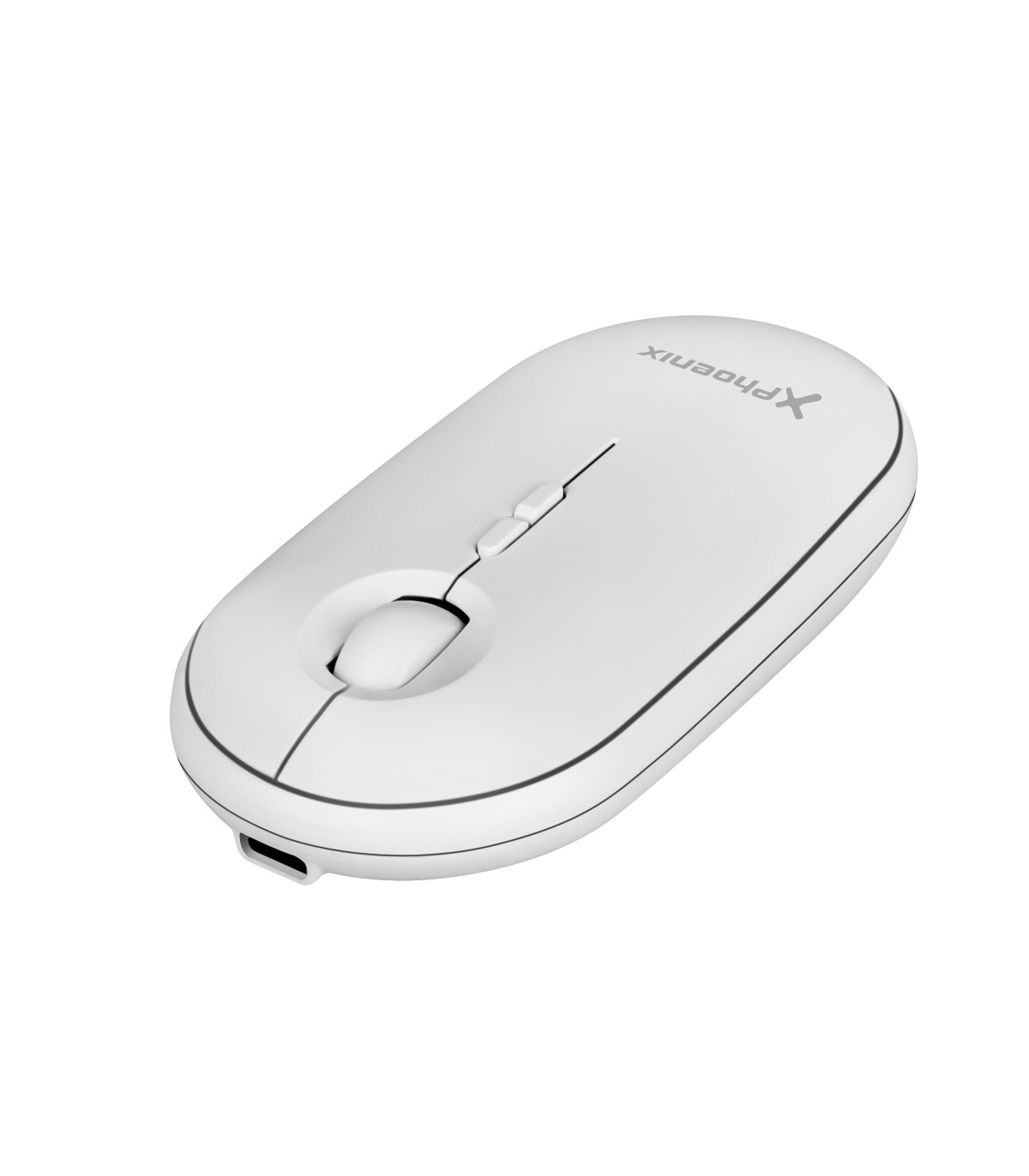 Phoenix rebble ratón inalambrico bluetooth y 2.4 ghz hasta 3 dispositivos con receptor usb clic silencioso para portátil noteboo