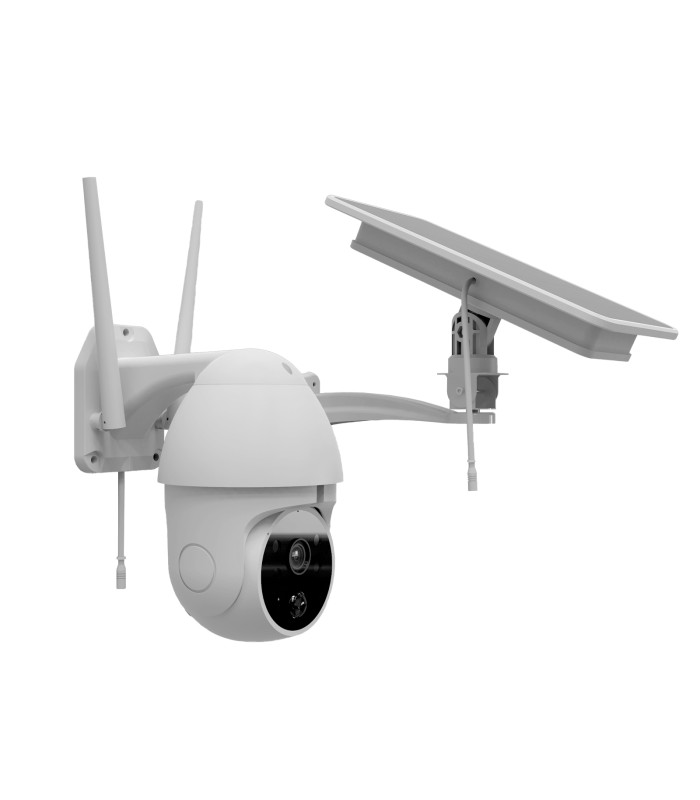 Cámara ip motorizada vigilancia solar batería  phoenix sentry ev full hd wifi detección movimiento audio dual app tuya smart