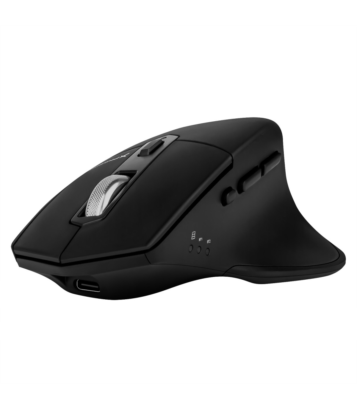 Ratón inalambrico bluetooth phoenix ergo m2 ergonomico multidispositivo y batería recargable click silenciosos