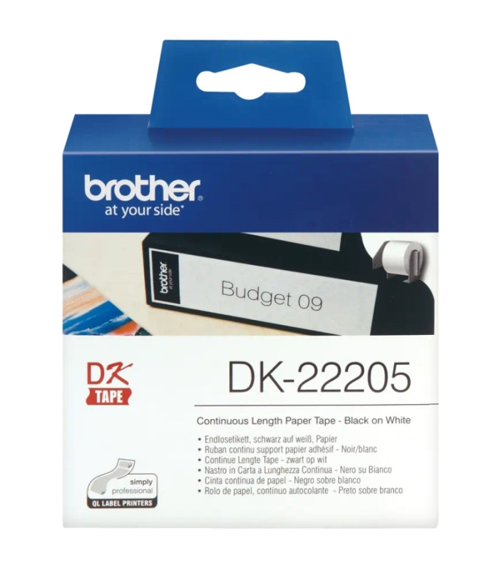 Brother Cinta DK22205 Papel Térmico continuo 62mm