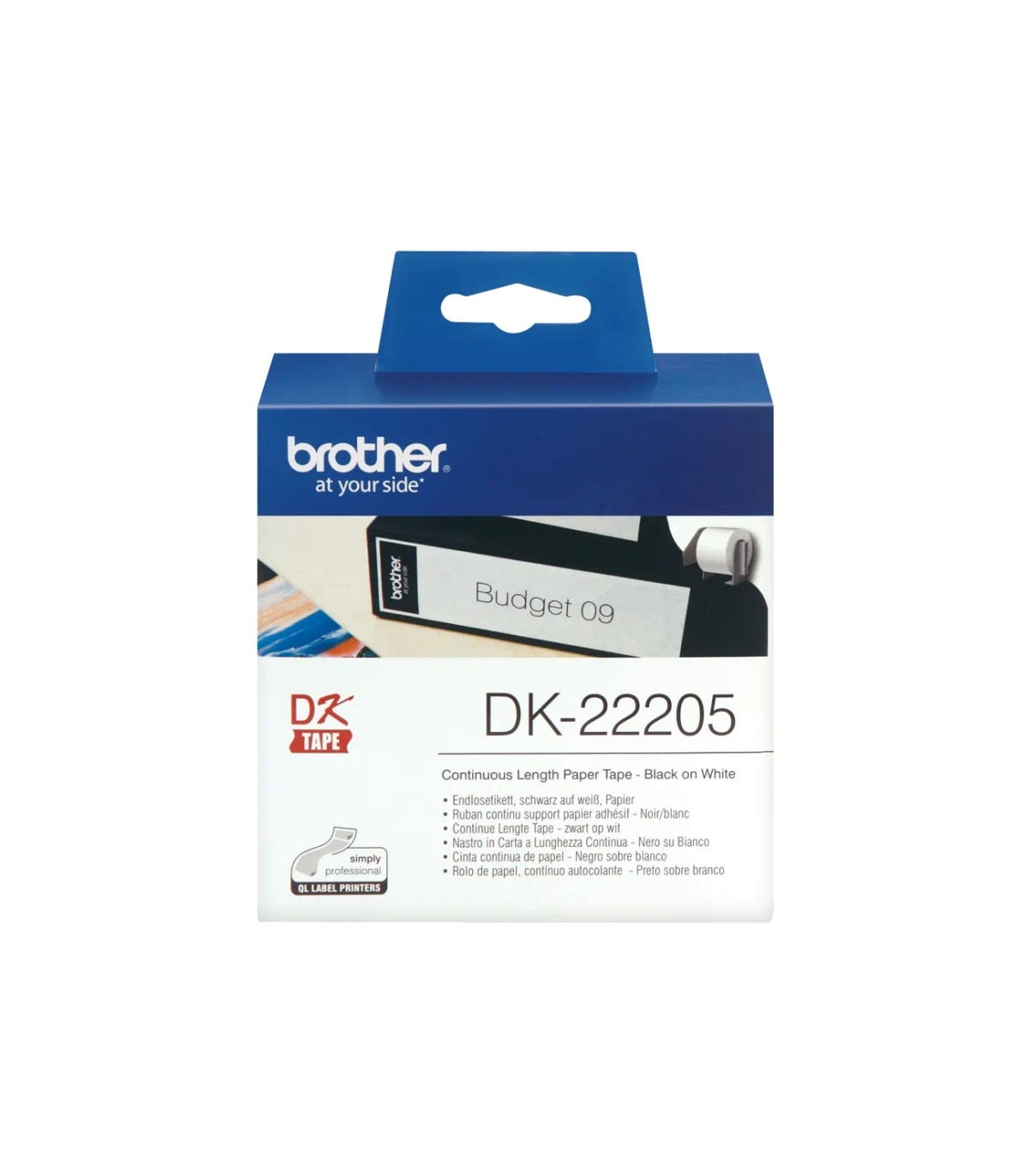 Brother Cinta DK22205 Papel Térmico continuo 62mm