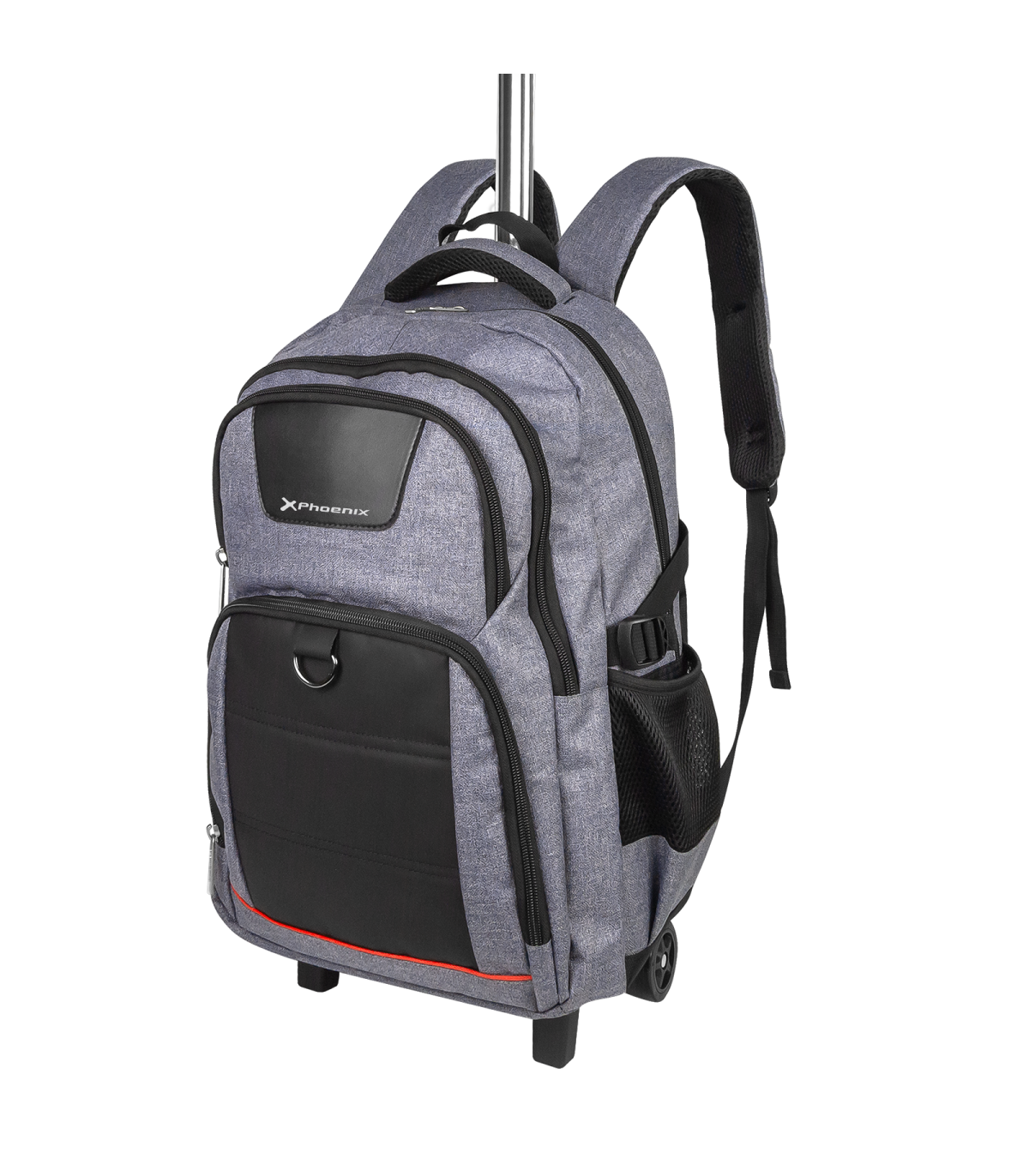 Mochila con ruedas trolley phoenix discovery g para portátil 17 pulgadas gris
