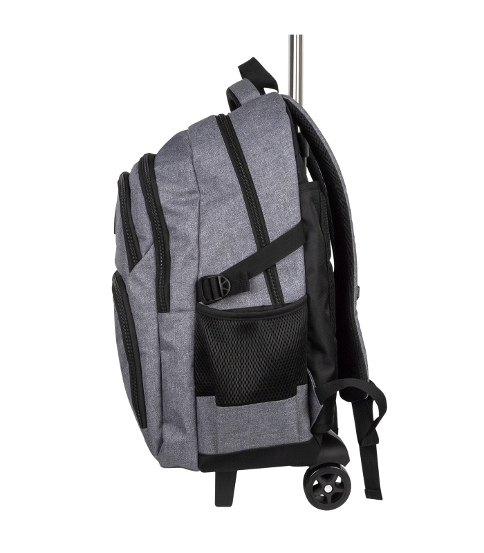 Mochila con ruedas trolley phoenix discovery g para portátil 17 pulgadas gris