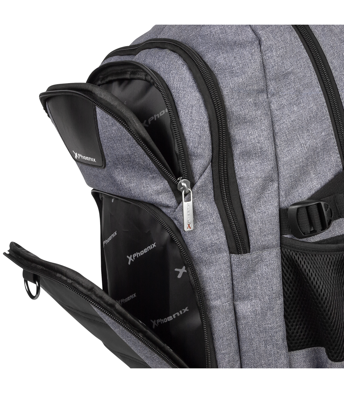 Mochila con ruedas trolley phoenix discovery g para portátil 17 pulgadas gris