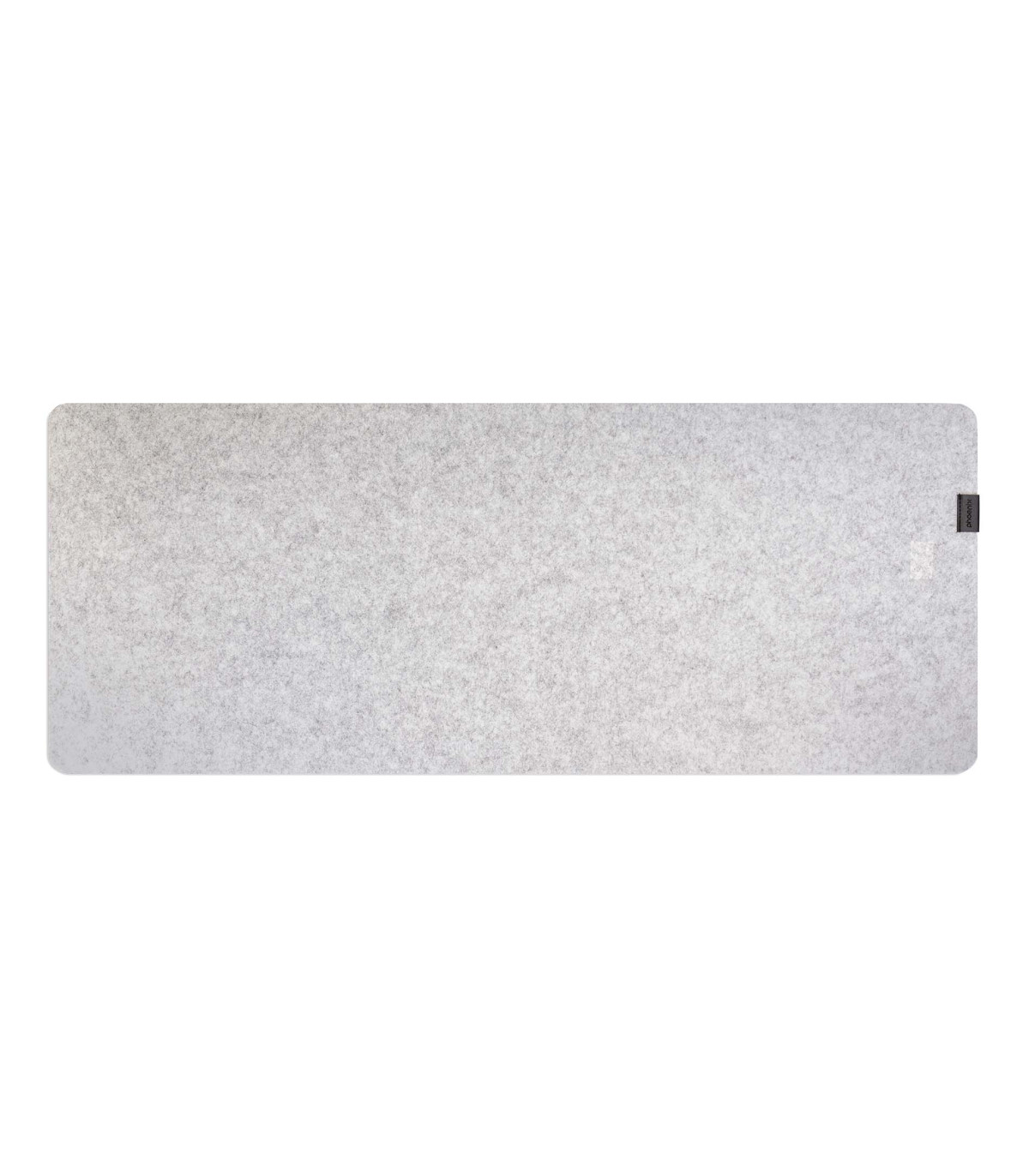 Phoenix sizigia alfombrilla premium de fieltro para escritorio gris xl