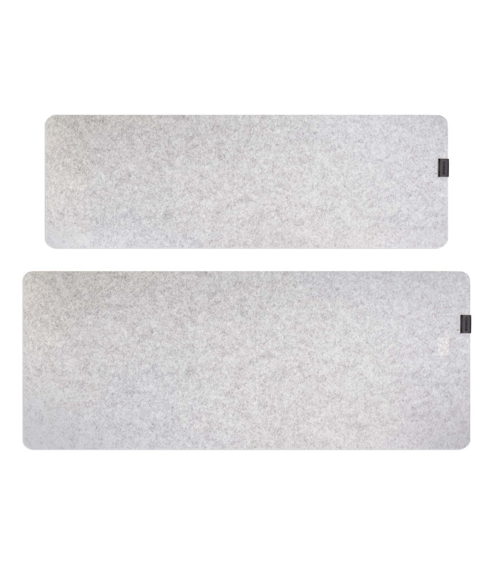 Phoenix sizigia alfombrilla premium de fieltro para escritorio gris xl