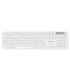Teclado inalámbrico multidispositivo phoenix k300 blueooth dual y 2.4ghz blanco