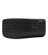 Phoenix k201 teclado ergonomico inalambrico 2.4ghz negro