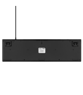 Phoenix k100 teclado multimedia usb negro qwerty oficina